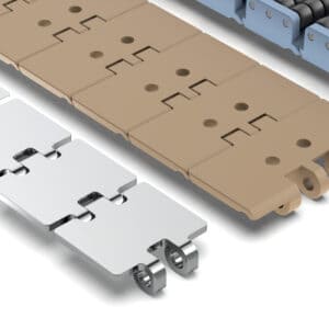 Conveyor belts with durable plastic links for efficient material handling and industrial automation.