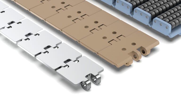Conveyor belts with durable plastic links for efficient material handling and industrial automation.